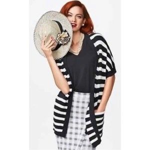 COPY - CAbi Style 5289 | Striped Whistle Sweater Cardigan | Size S | NWOT